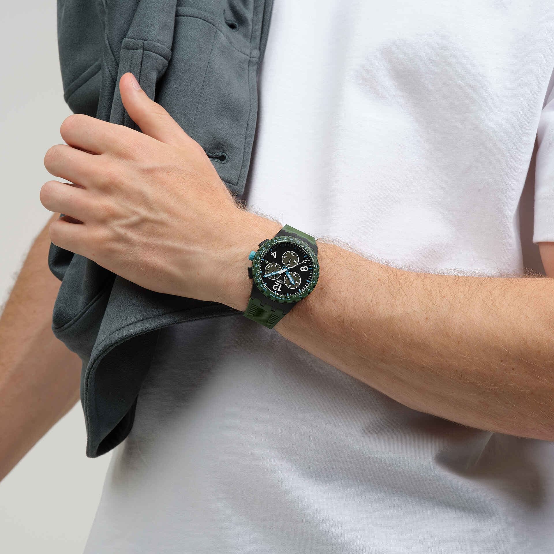 ساعت سواچ مدل SWATCH OLIVE RUSH (SUSB421) — تصویر ۴