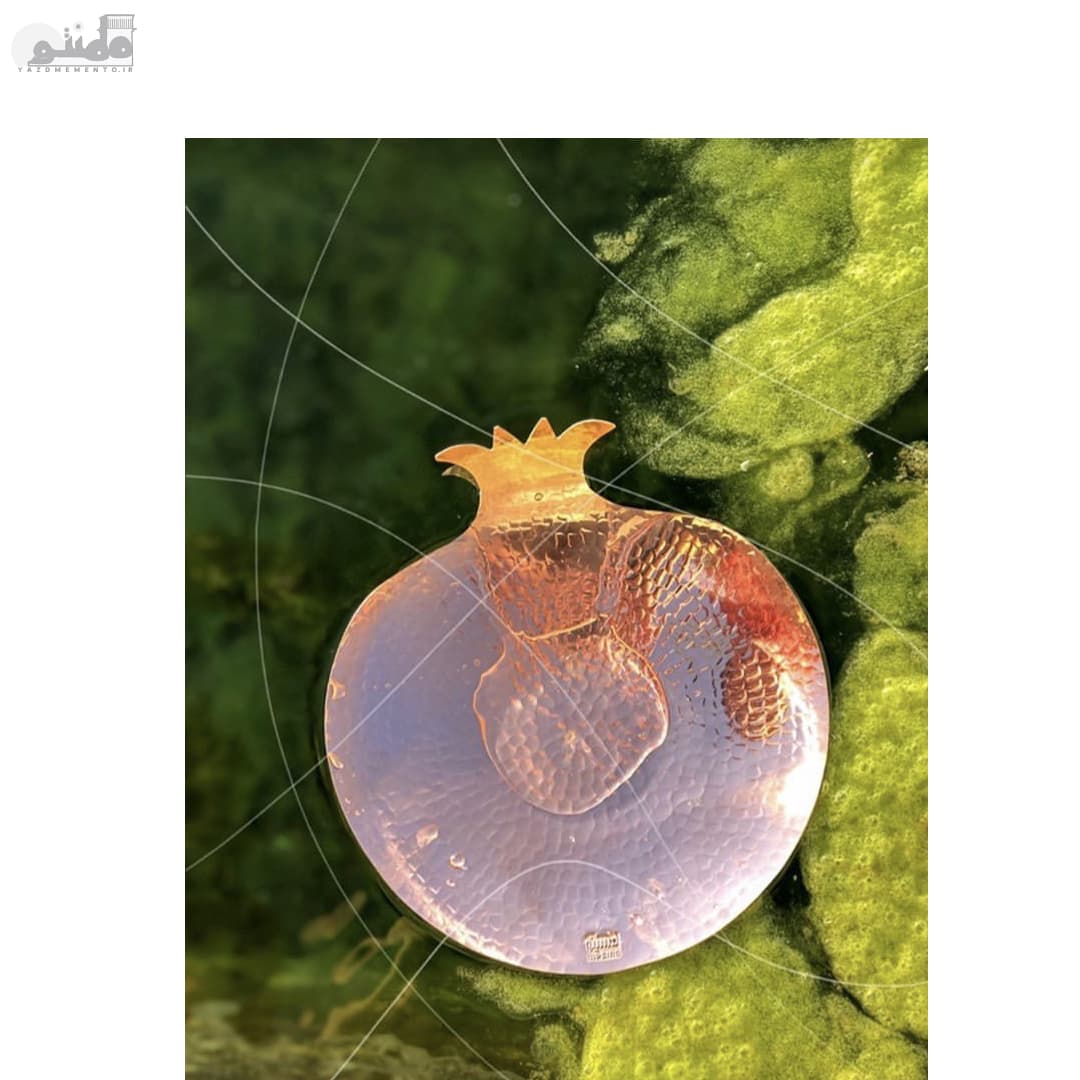 ظرف پذیرایی مسی انار — تصویر ۴