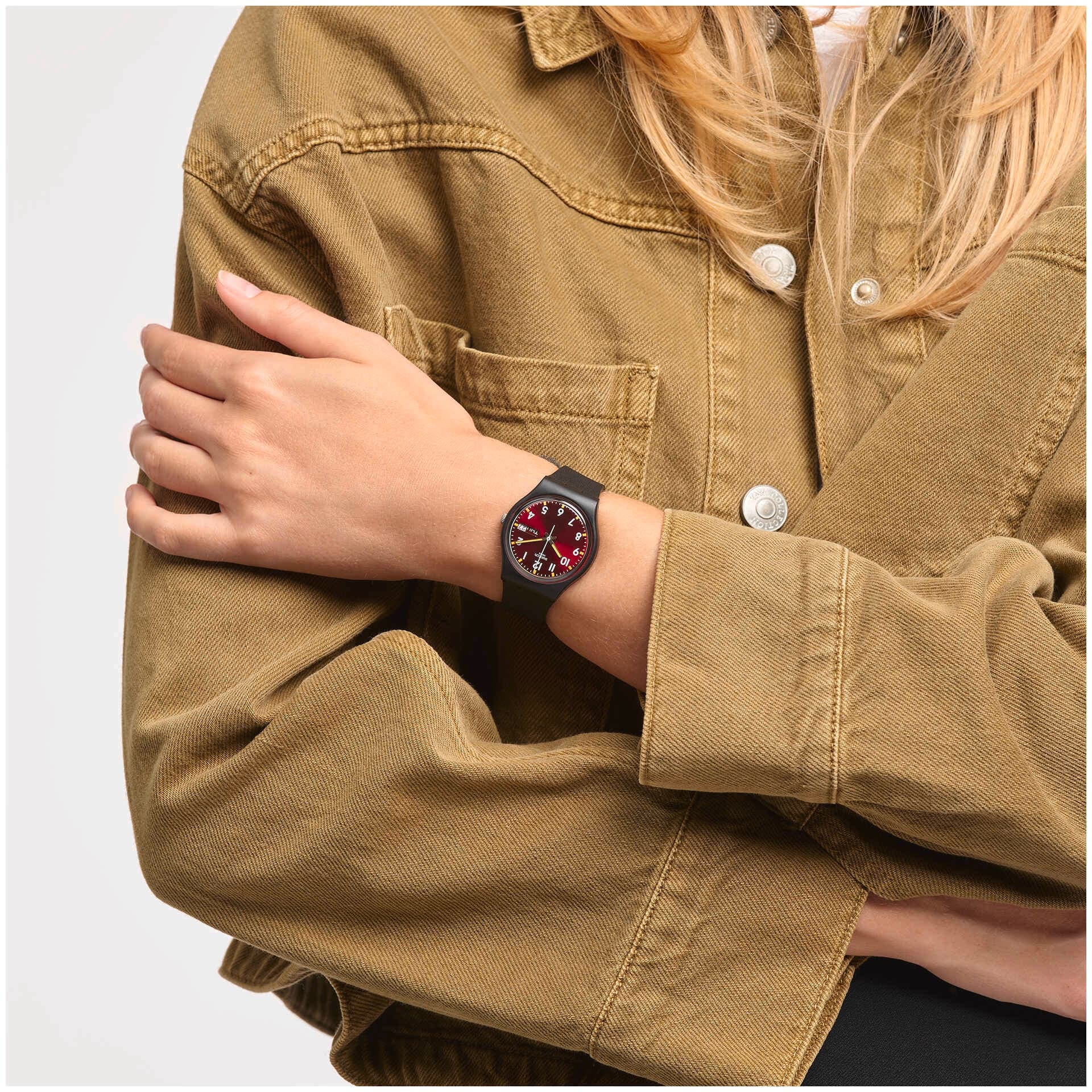 ساعت سواچ مدل SWATCH SIR RED (SO28B704) — تصویر ۴
