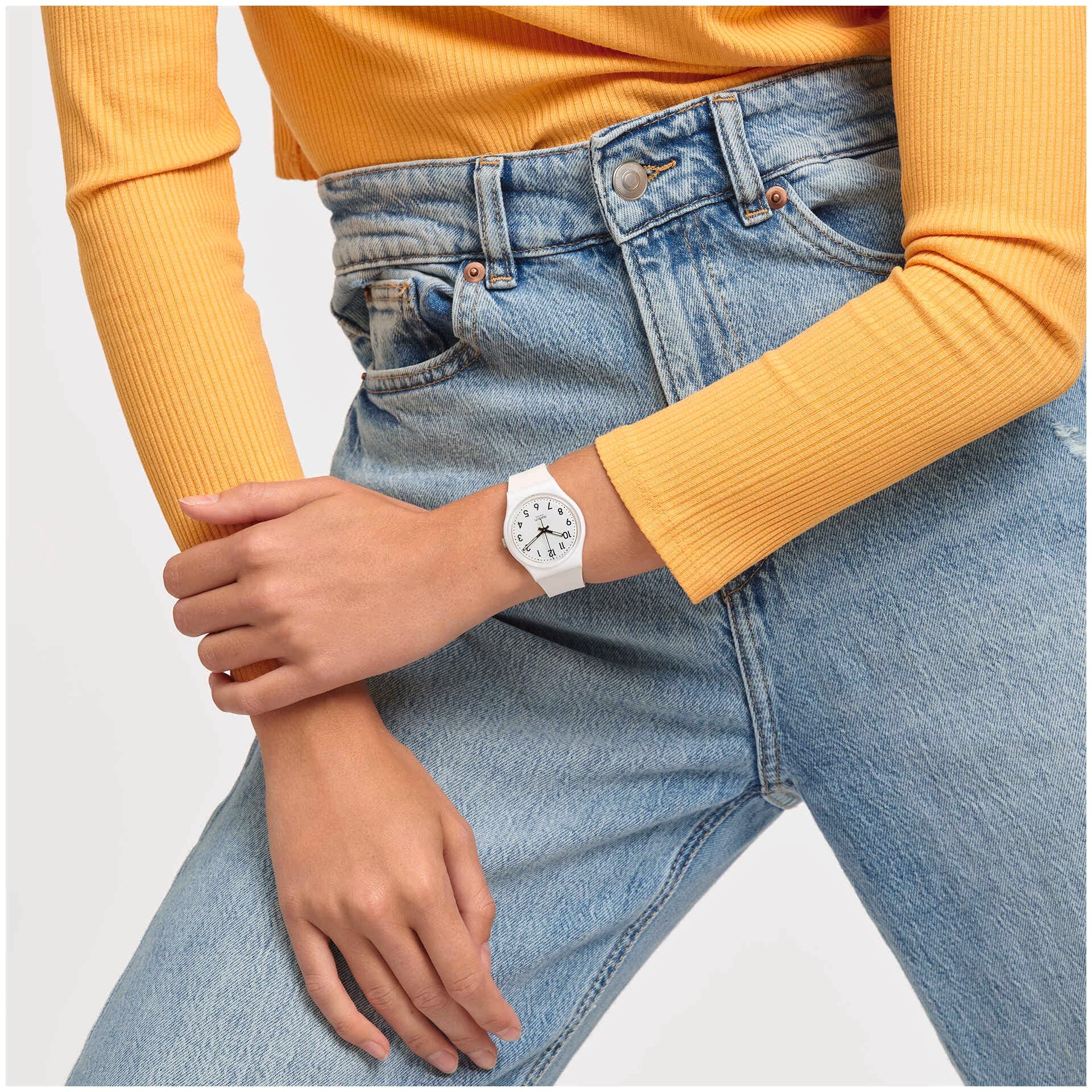 ساعت سواچ مدل SWATCH JUST WHITE SOFT (SO28W107-S14) — تصویر ۴