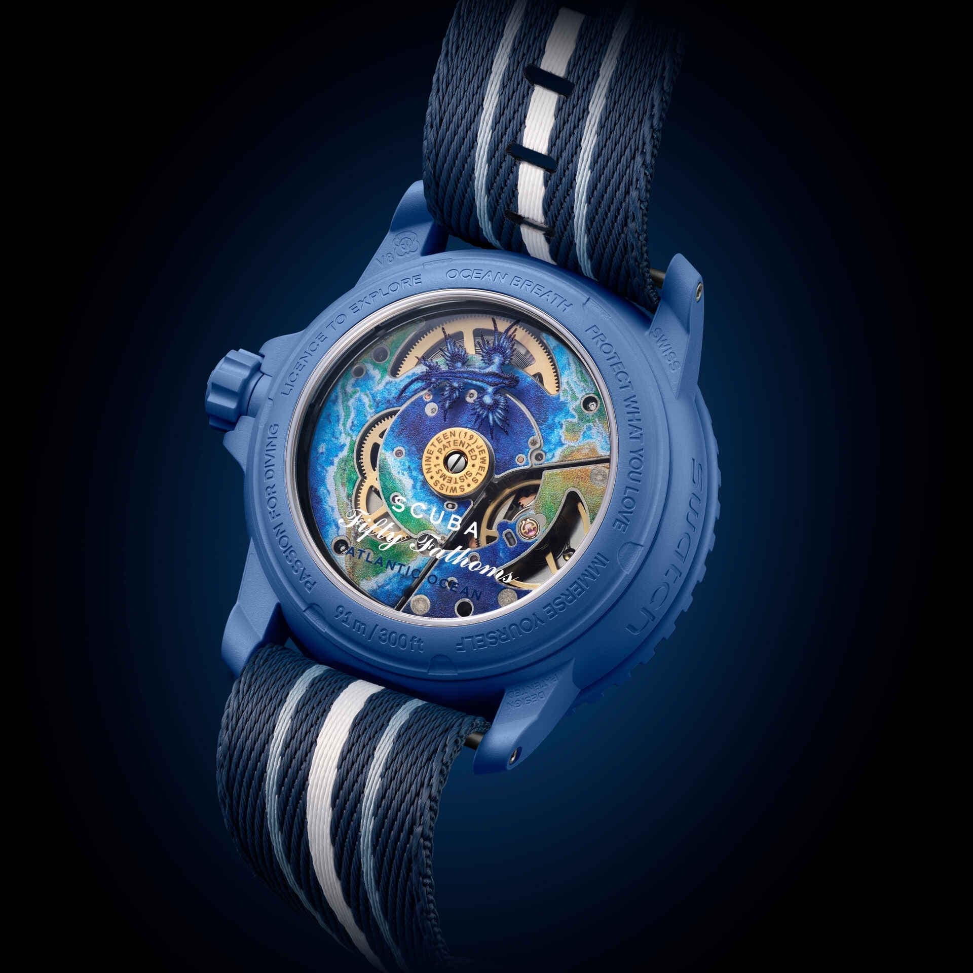 ساعت بلان پن سواچ مدل BLANCPAIN X SWATCH ATLANTIC OCEAN — تصویر ۲