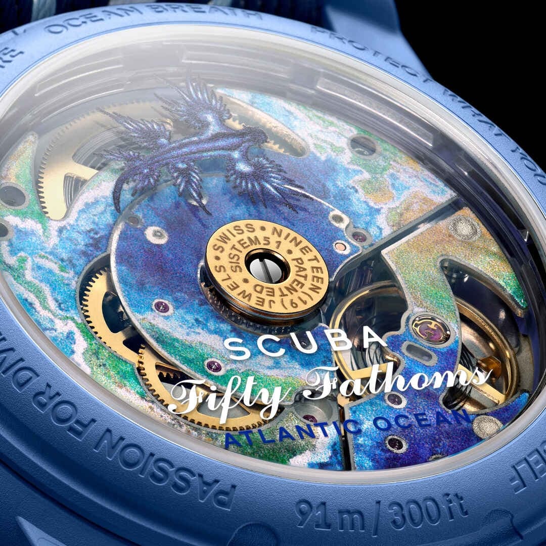 ساعت بلان پن سواچ مدل BLANCPAIN X SWATCH ATLANTIC OCEAN — تصویر ۳