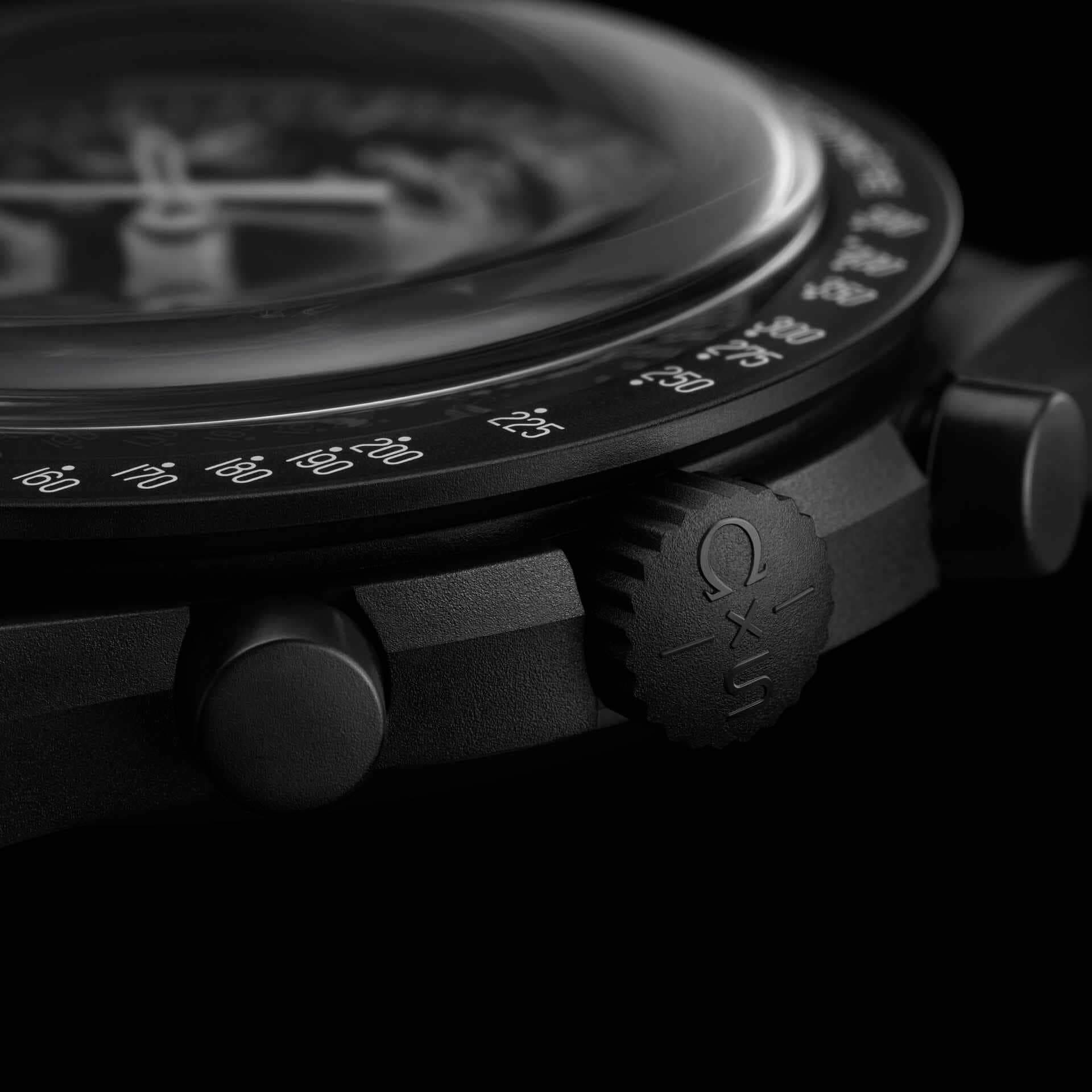 ساعت امگا سواچ مدل MISSION TO THE MOONPHASE – NEW MOON (SO33B700) — تصویر ۵