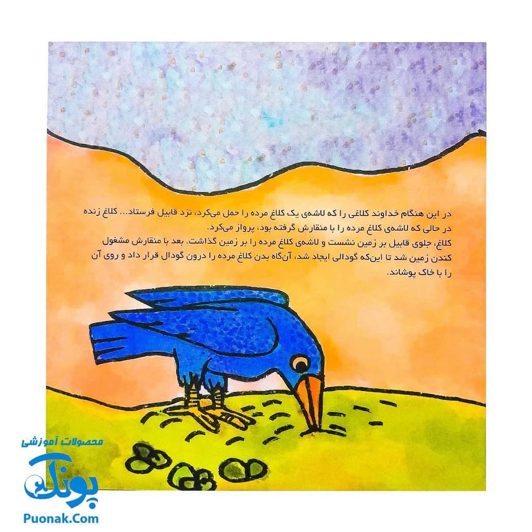 کتاب قصه های حیوانات در قرآن کلاغ هابیل و قابیل — تصویر ۷
