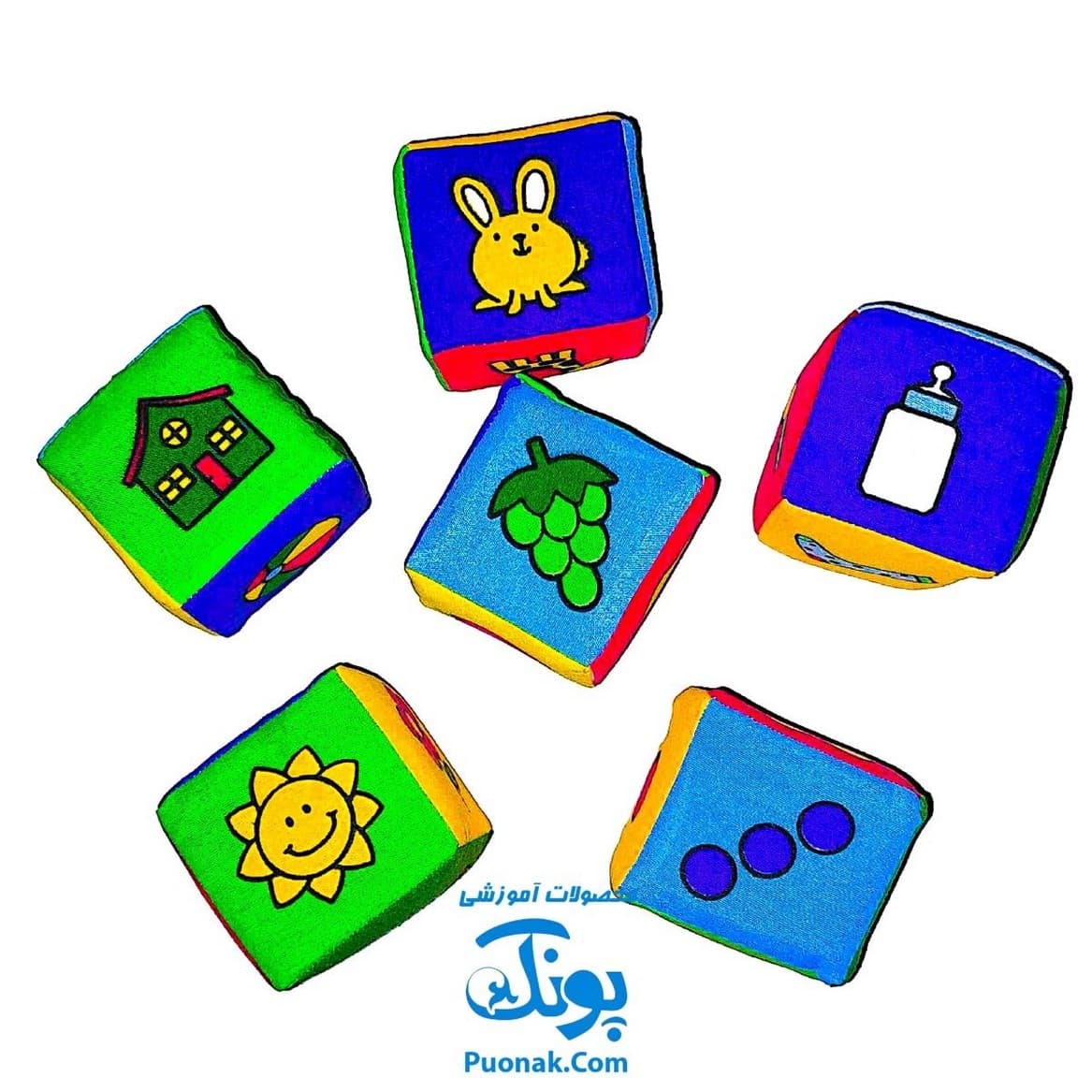 بازی مکعب ابری نی نی کوچولو بزرگ ۶ عددی — تصویر ۵