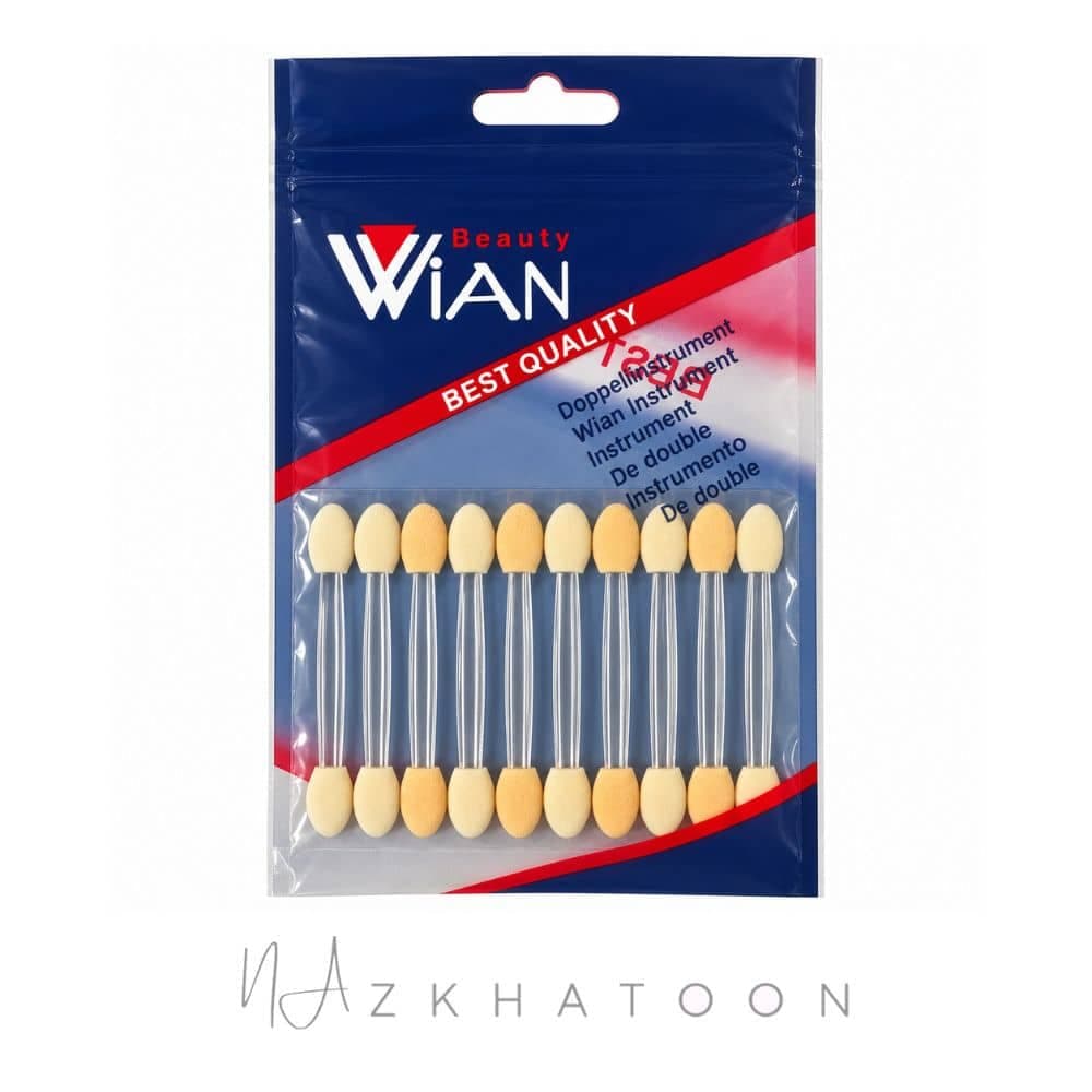 پد سایه دوطرفه وین مدل 612 بسته ۱۰ عددی | WIAN Makeup Pad 612