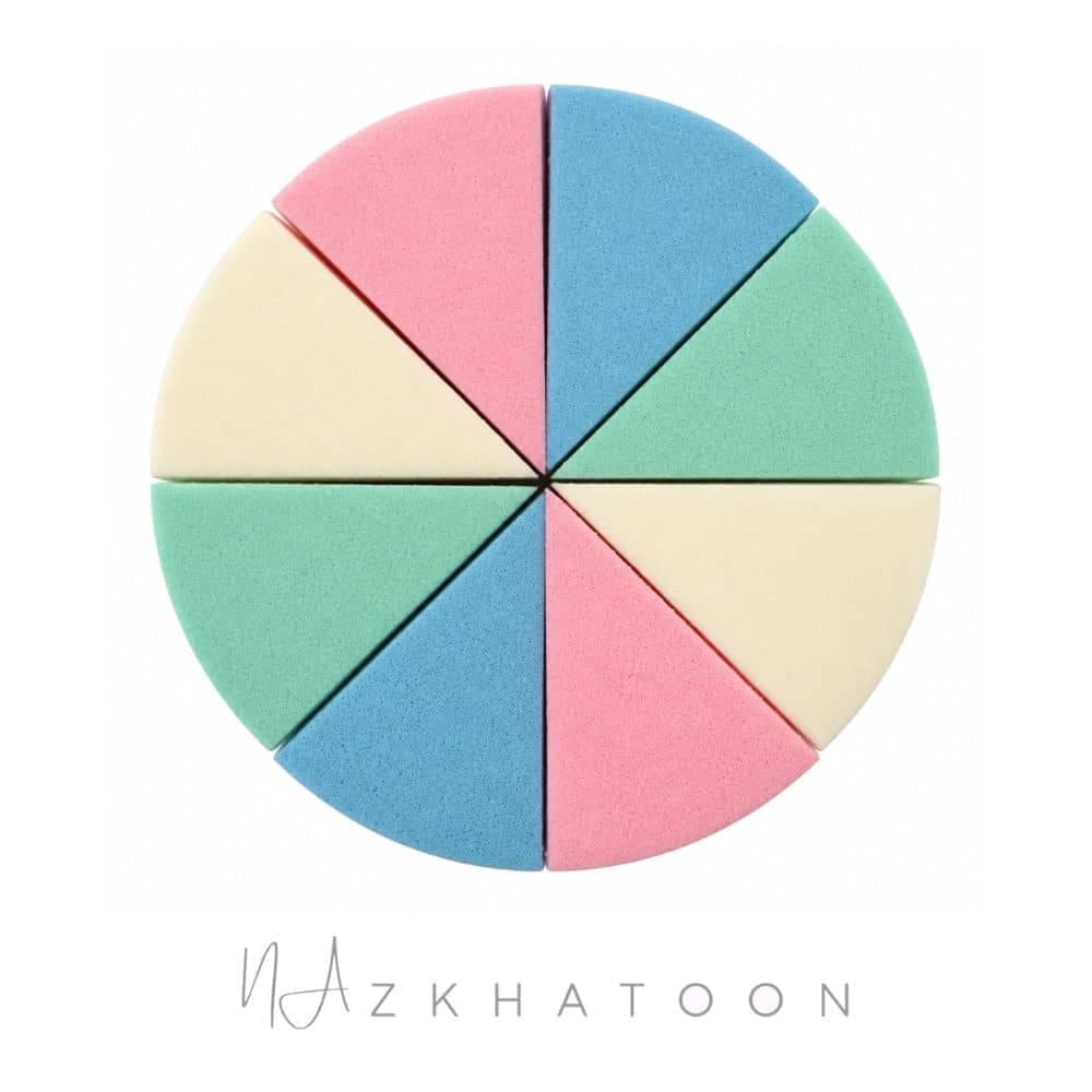 پد آرایشی 8 تکه وین مدل 116 گرد | WIAN Makeup Pad 116