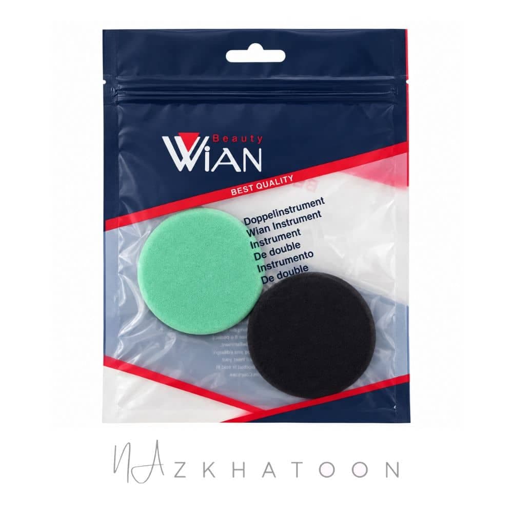 پد آرایشی گرد وین مدل 320 بسته ۲ عددی | WIAN Makeup Pad 320 — تصویر ۲
