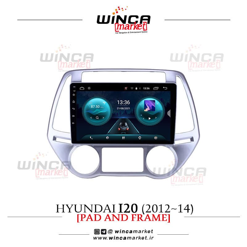 مانیتور فابریک اندروید هیوندای آی i20 2012-14 سری اس S400 پلاس وینکا WINCA مدل RS855