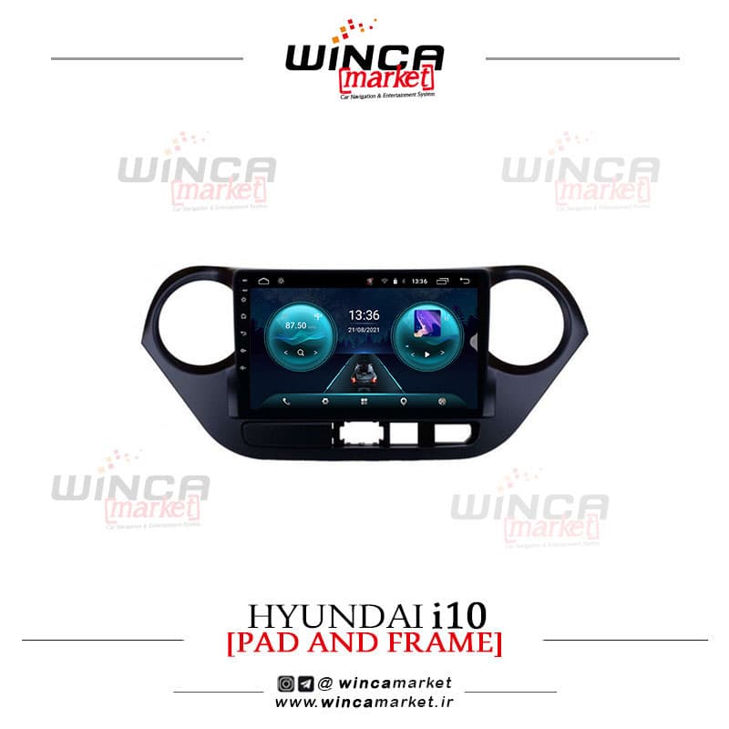 مانیتور فابریک اندروید هیوندای آی i10 سری اس S400 پلاس وینکا WINCA مدل RS855