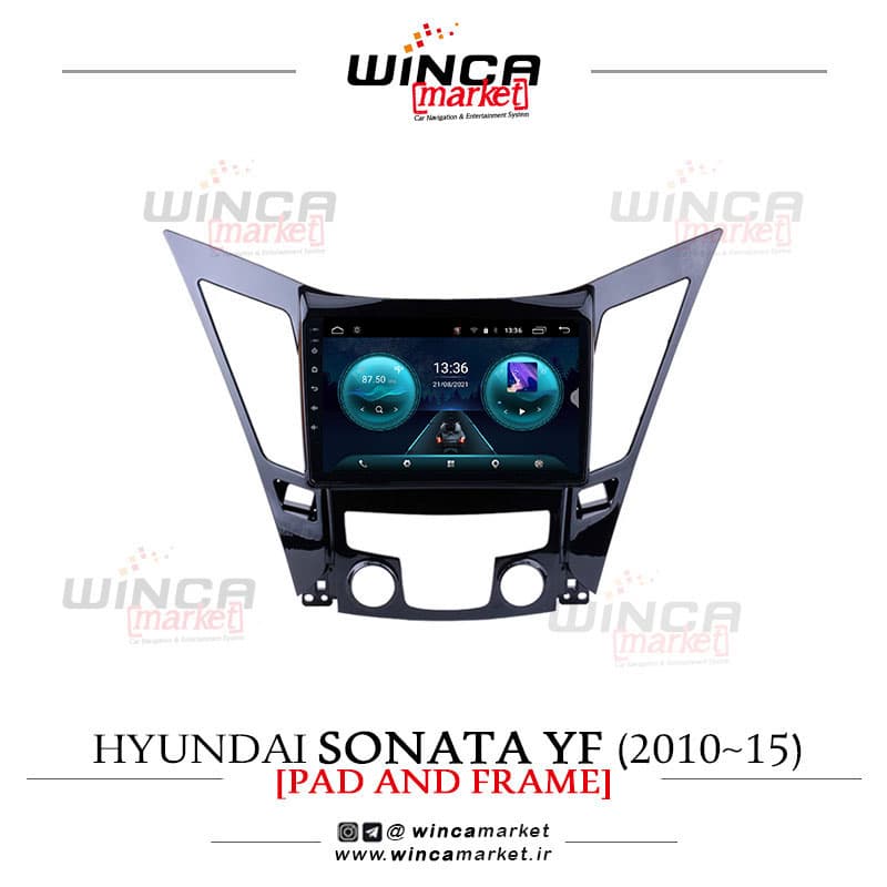 مانیتور فابریک اندروید هیوندای سوناتا وای اف YF 2010-15 سری اس S400 پلاس وینکا WINCA مدل RS855