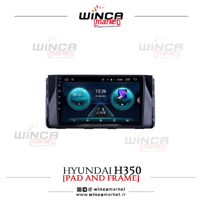 مانیتور فابریک اندروید هیوندای H350 سری اس S400 پلاس وینکا WINCA مدل RS855