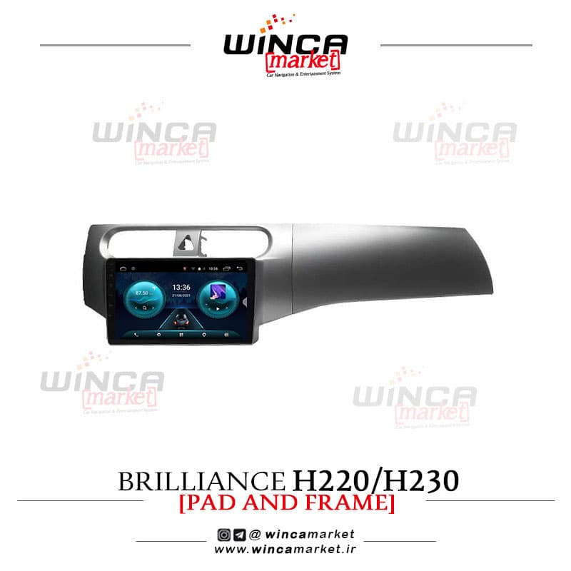 مانیتور فابریک اندروید برلیانس H220/H230 سری اس S400 پلاس وینکا WINCA مدل RS855