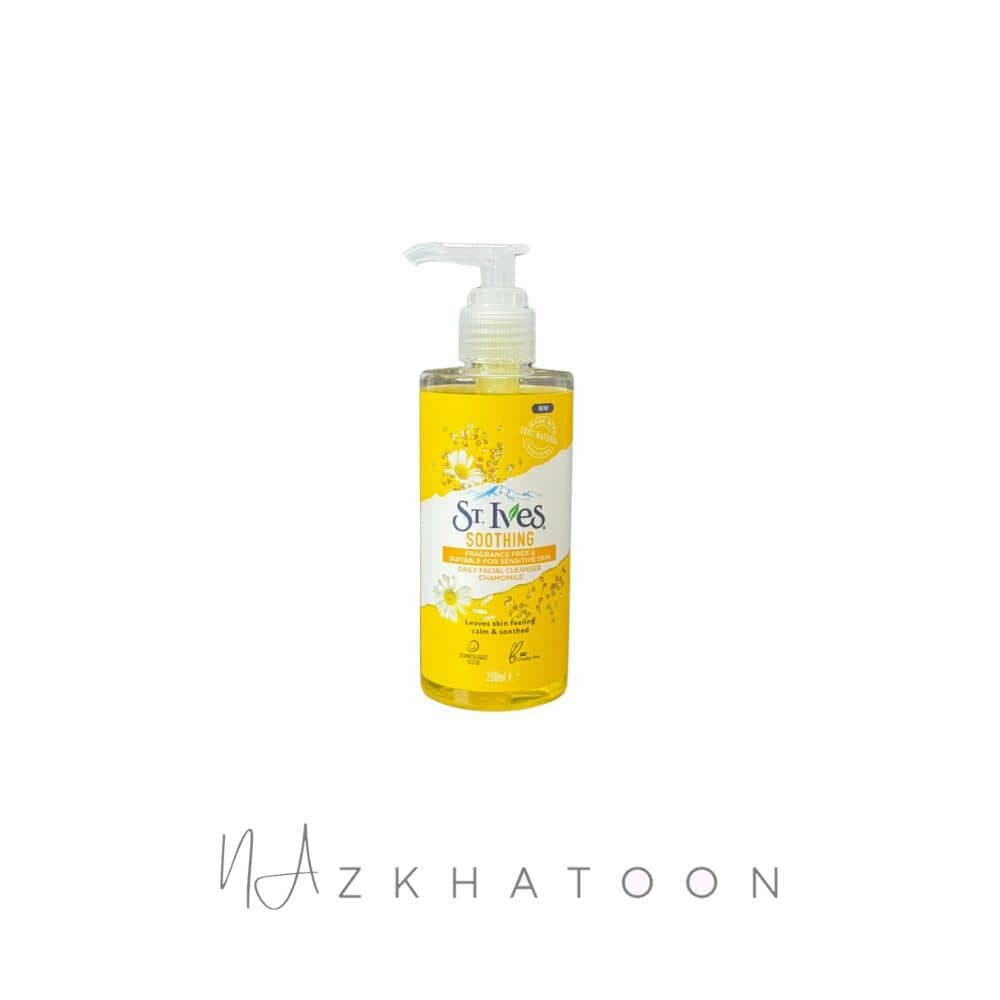ژل شستشوی صورت سنت ایوز عصاره بابونه | ST. Ives Soothing Facial Cleanser with Chamomile