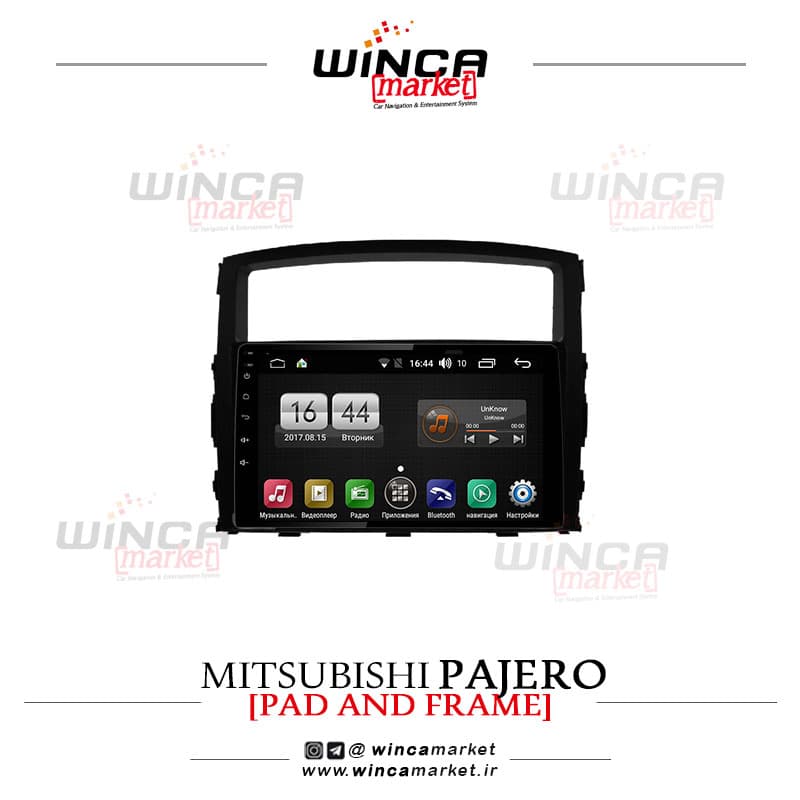 مانیتور میتسوبیشی پاجرو Pajero وینکا اندروید فابریک سری اس 170 پلاس تی ال TL855