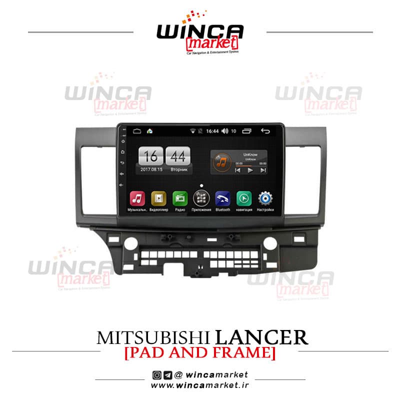مانیتور میتسوبیشی لنسر Lancer وینکا اندروید فابریک سری اس 170 پلاس تی ال TL855