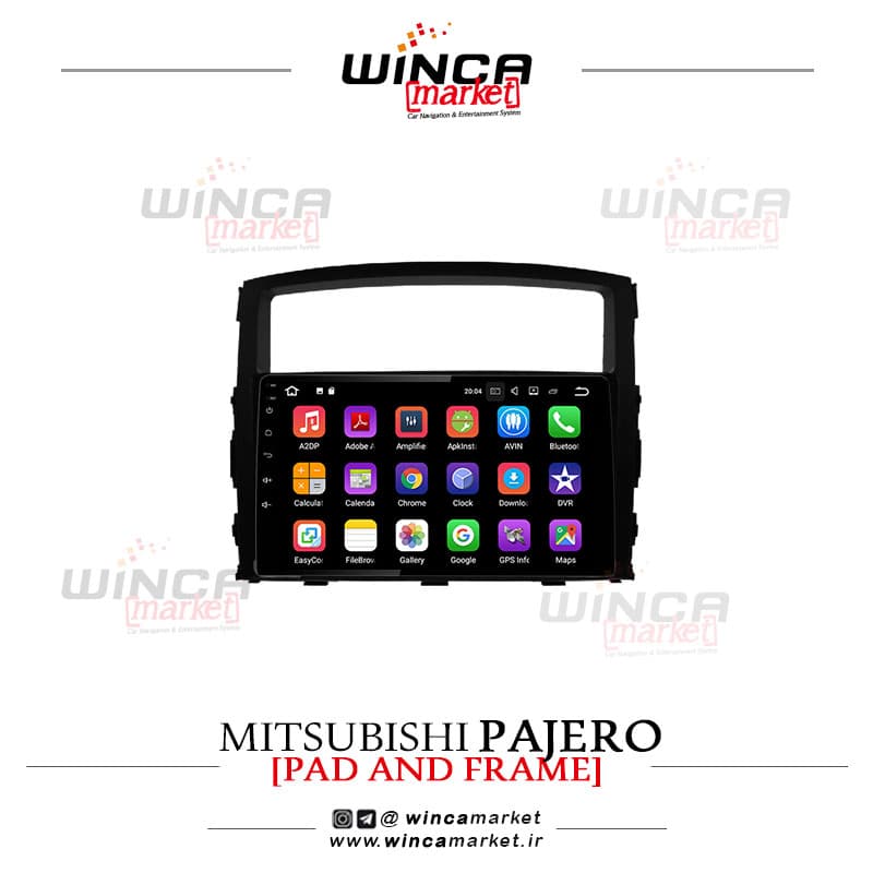 مانیتور میتسوبیشی پاجرو Pajero فابریک اندروید سری 116