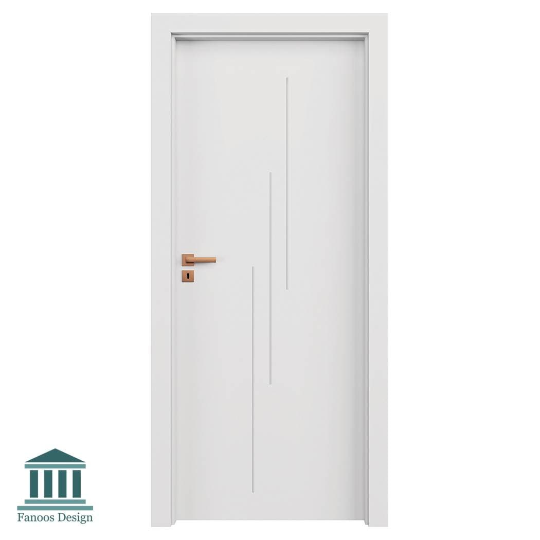 درب سفید توالت پلی وود ضدآب کد 30328