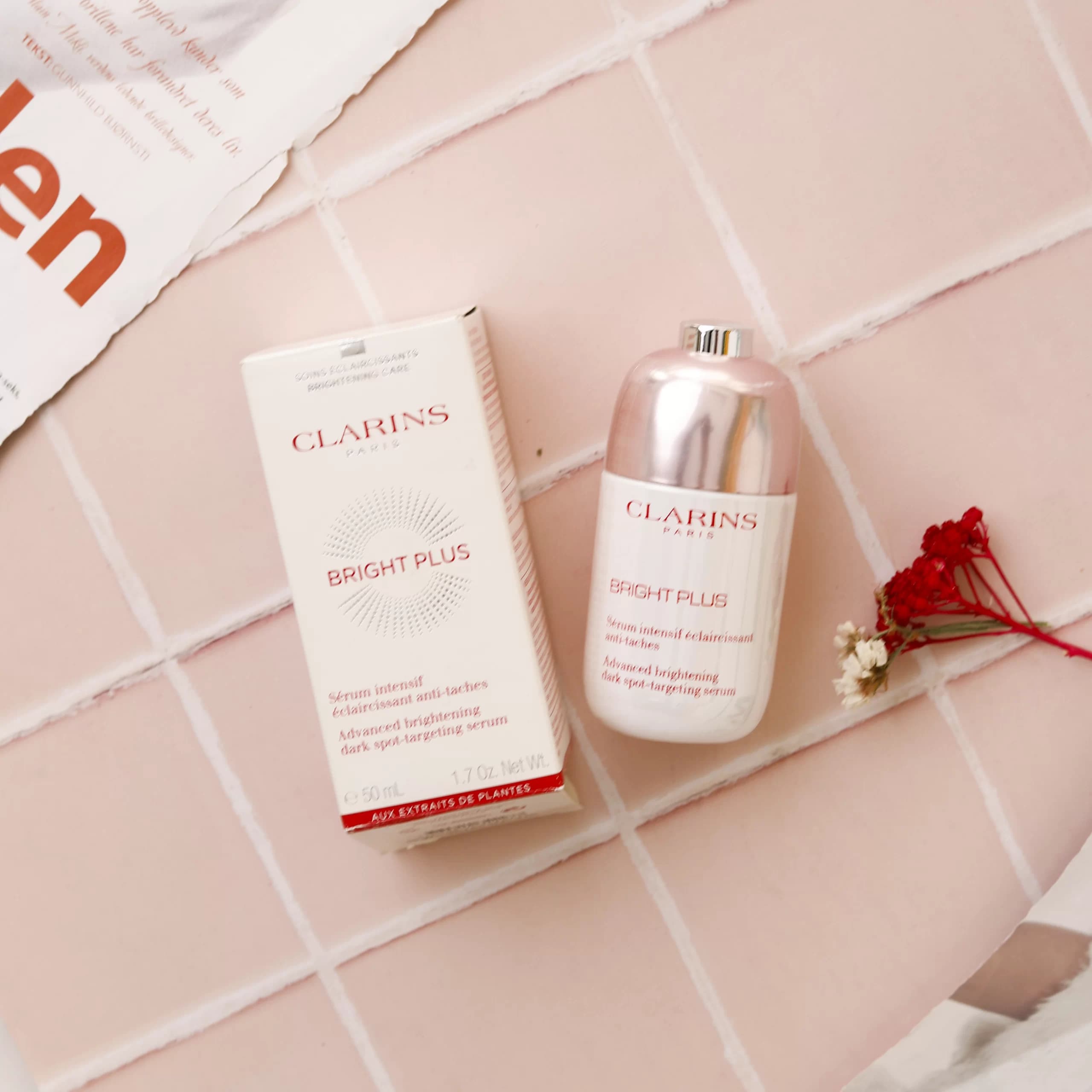 سرم ضد لک و روشن کننده برایت پلاس کلارنس CLARINS