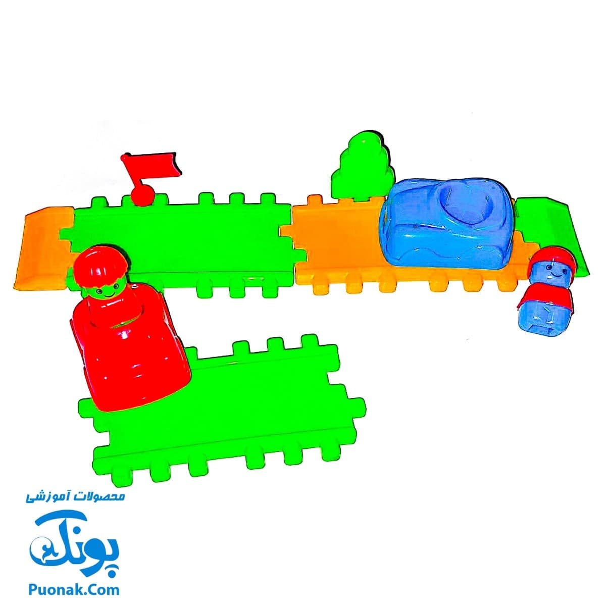 بازی جاده بلوکی به همراه ماشین و دزد، پلیس ۲۶ قطعه — تصویر ۴