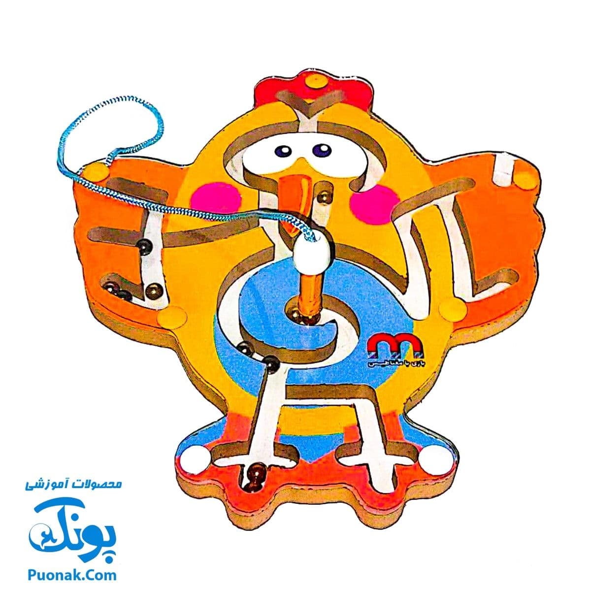 بازی فکری ماز مغناطیسی مدل خروس — تصویر ۳