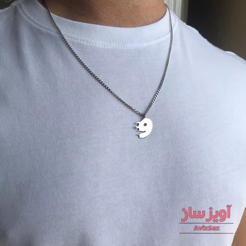 گردنبند نیمه صورت گم شده کد 101070