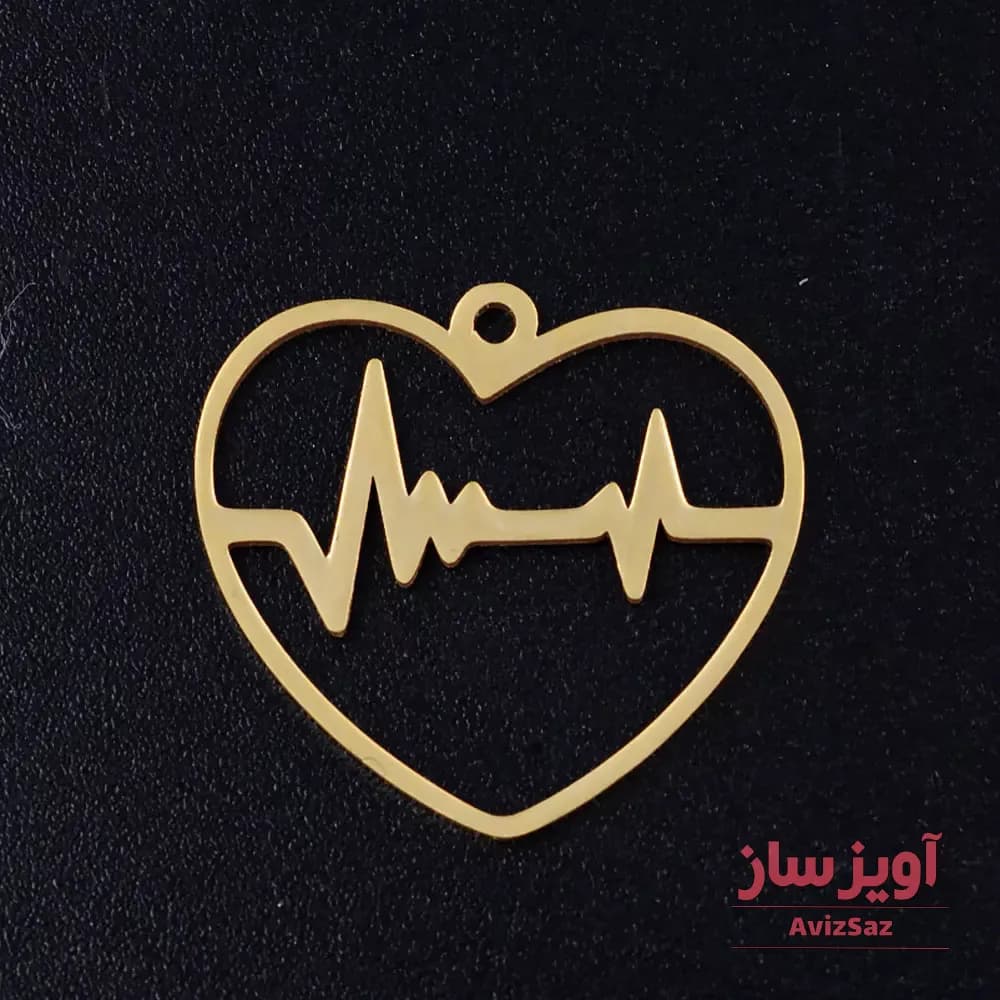 گردنبند ضربان قلب کد 101057