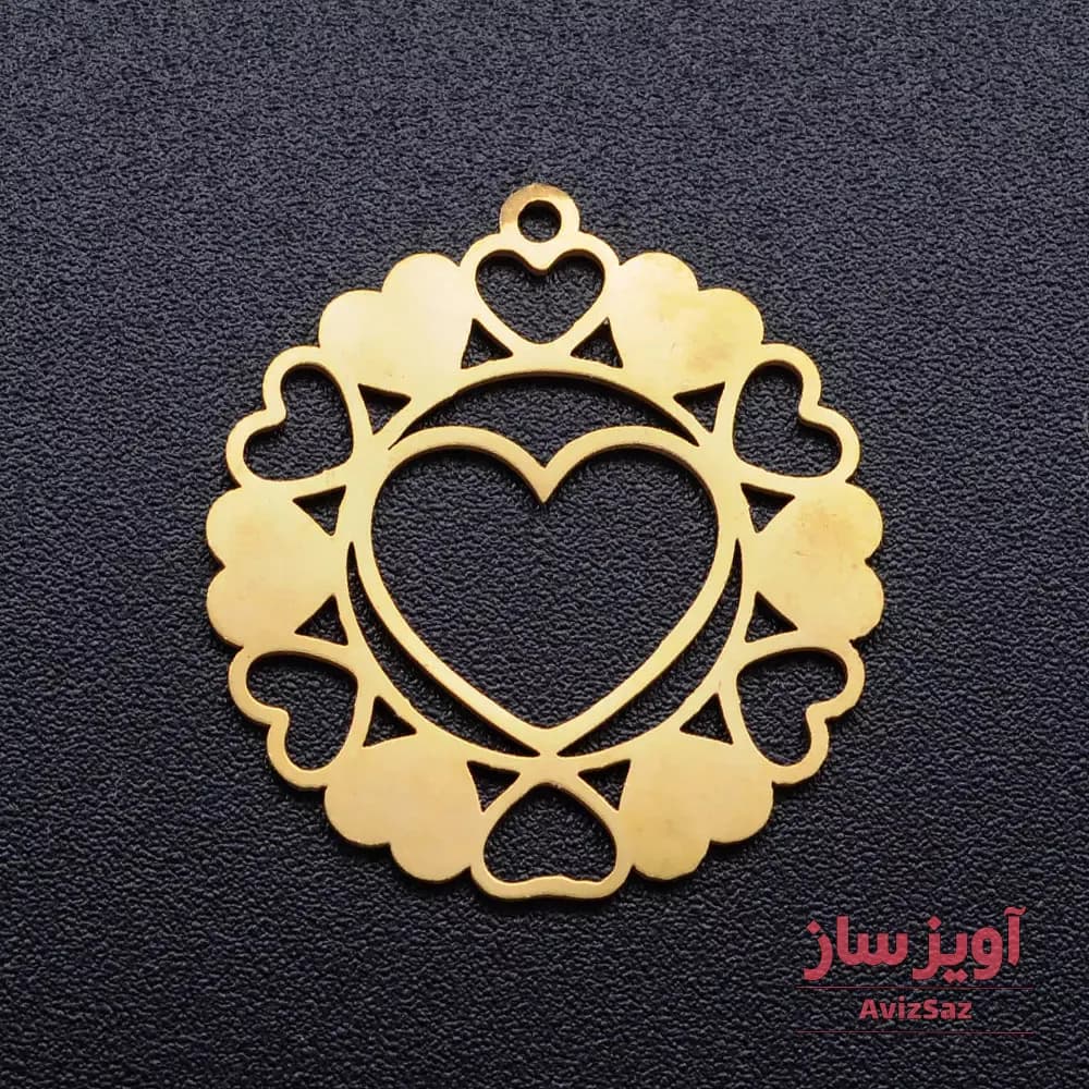 گردنبند قلب کد 101052