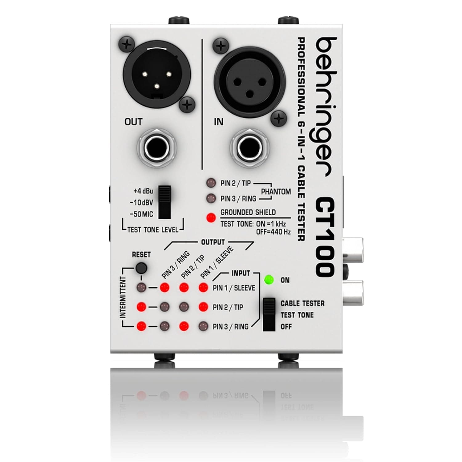 تستر کابل بهرینگر Behringer CABLE TESTER CT100 — تصویر ۳