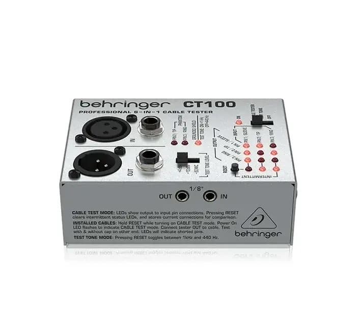 تستر کابل بهرینگر Behringer CABLE TESTER CT100 — تصویر ۵