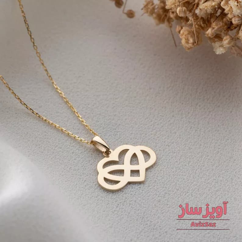 گردنبند قلب بی نهایت کد 101034