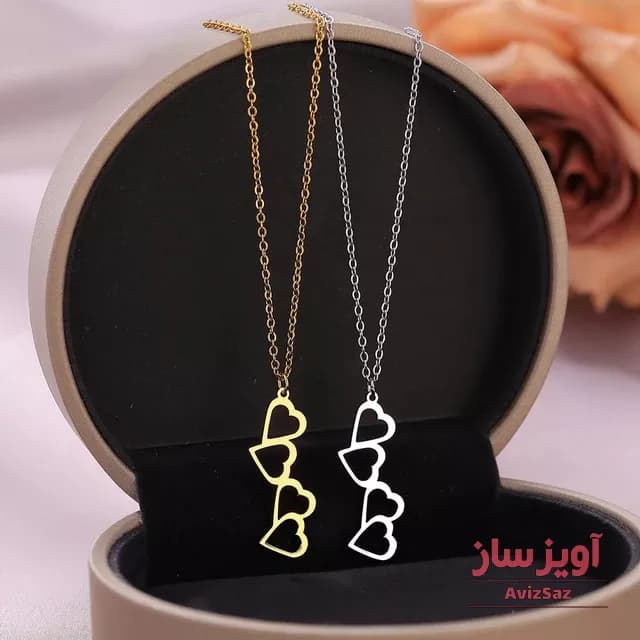 گردنبند قلب عاشقانه کد 101028