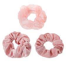 کش مو کشی مینیسو، مدل Hair Tie in Gradient Color، تناژ صورتی، 3 عددی