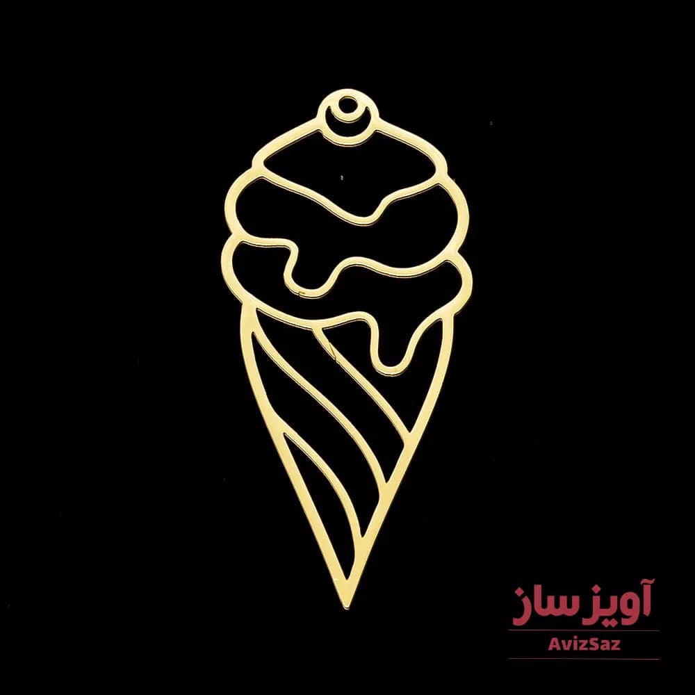 گردنبند بستنی کد 101016