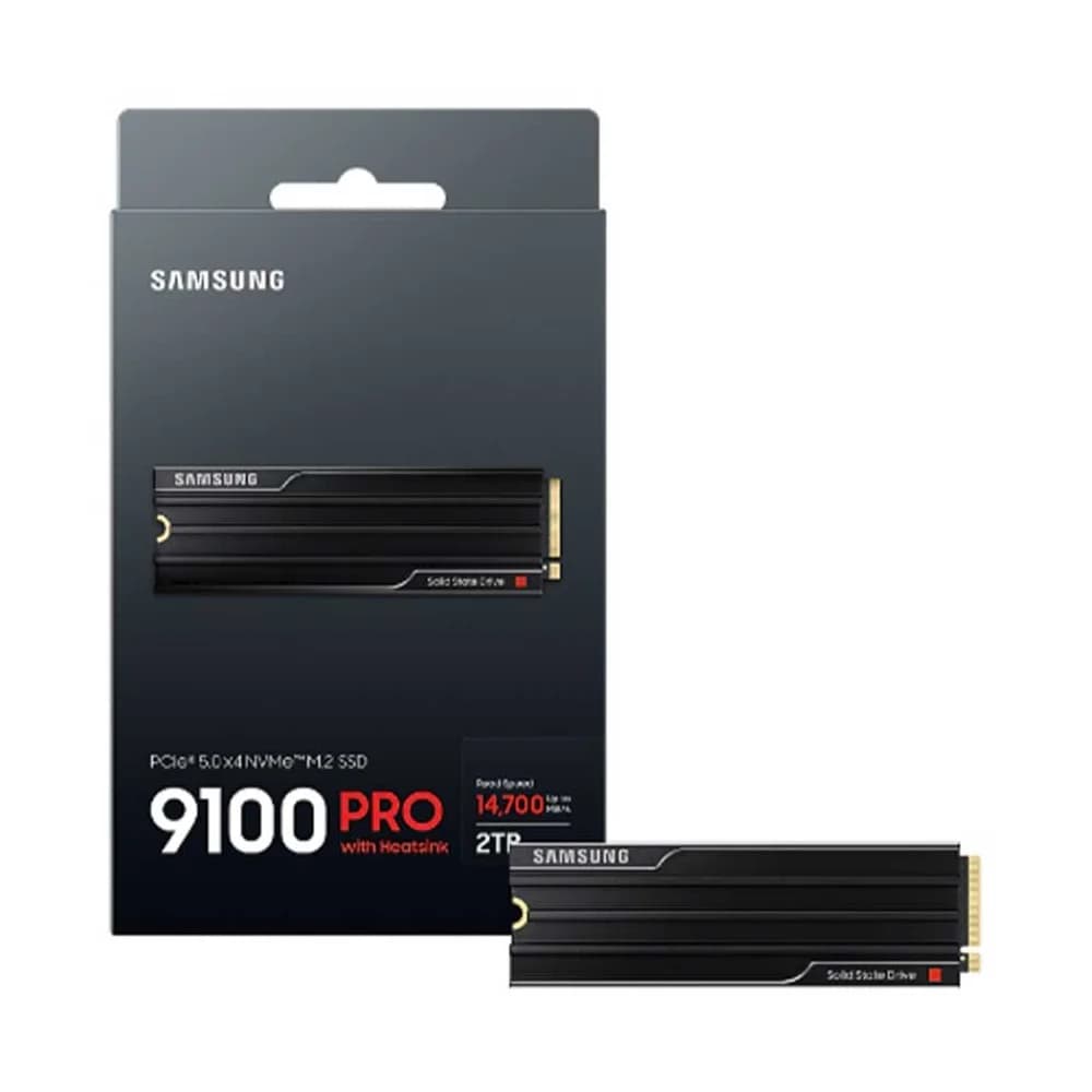 حافظه اس اس دی اینترنال سامسونگ 9100Pro Heatsink M.2 2280 NVMe ظرفیت 2 ترابایت — تصویر ۴