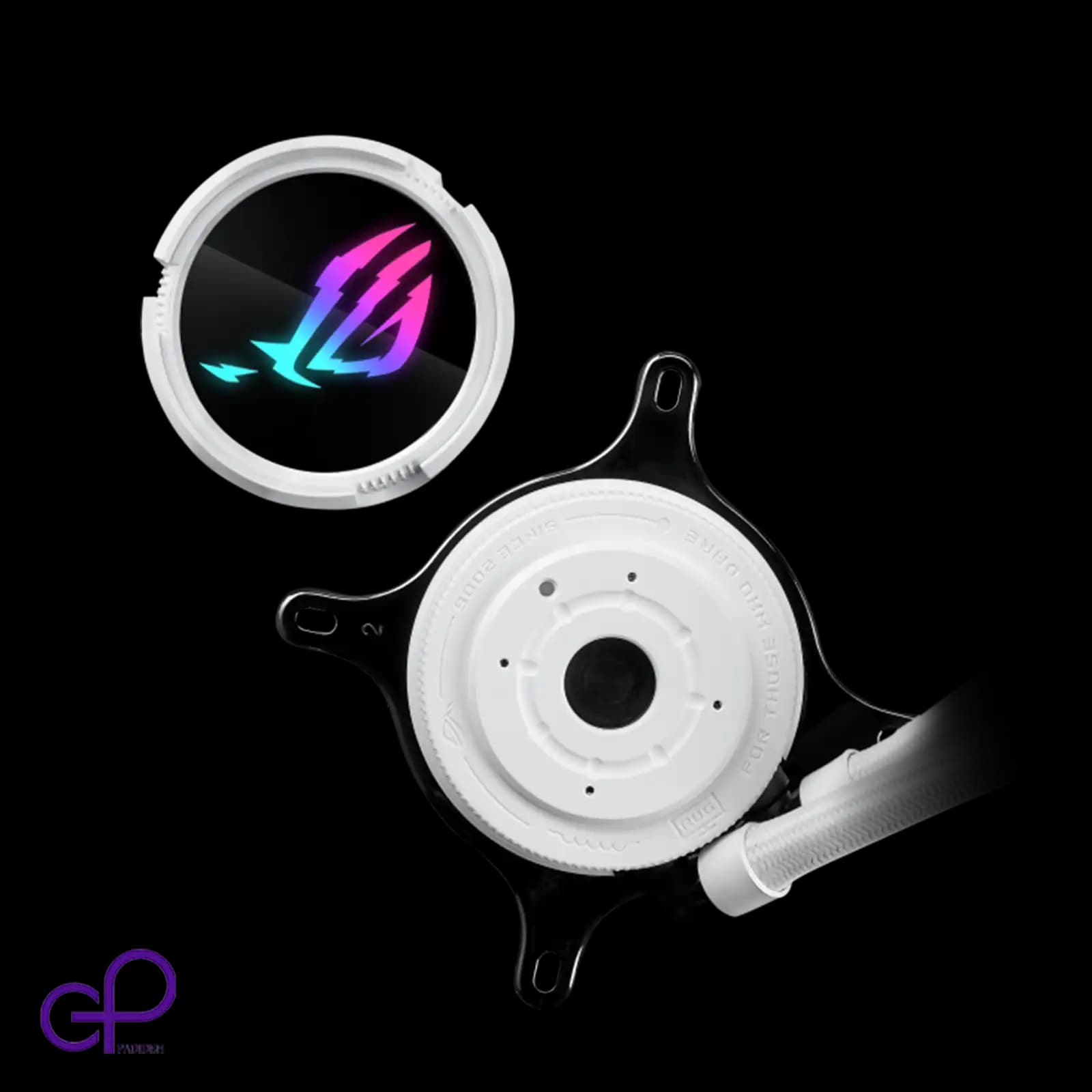 خنک کننده مایع پردازنده ایسوس ROG Strix LC III 360 ARGB White — تصویر ۳