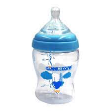 شیشه شیر دهانه عریض پروپیلن وی کر wee care حجم 180 میل کد B323