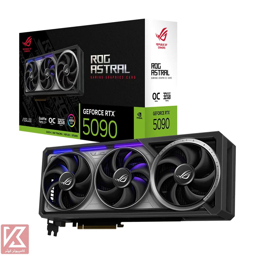 کارت گرافیک ایسوس ROG Astral RTX 5090 OC White 32GB — تصویر ۵