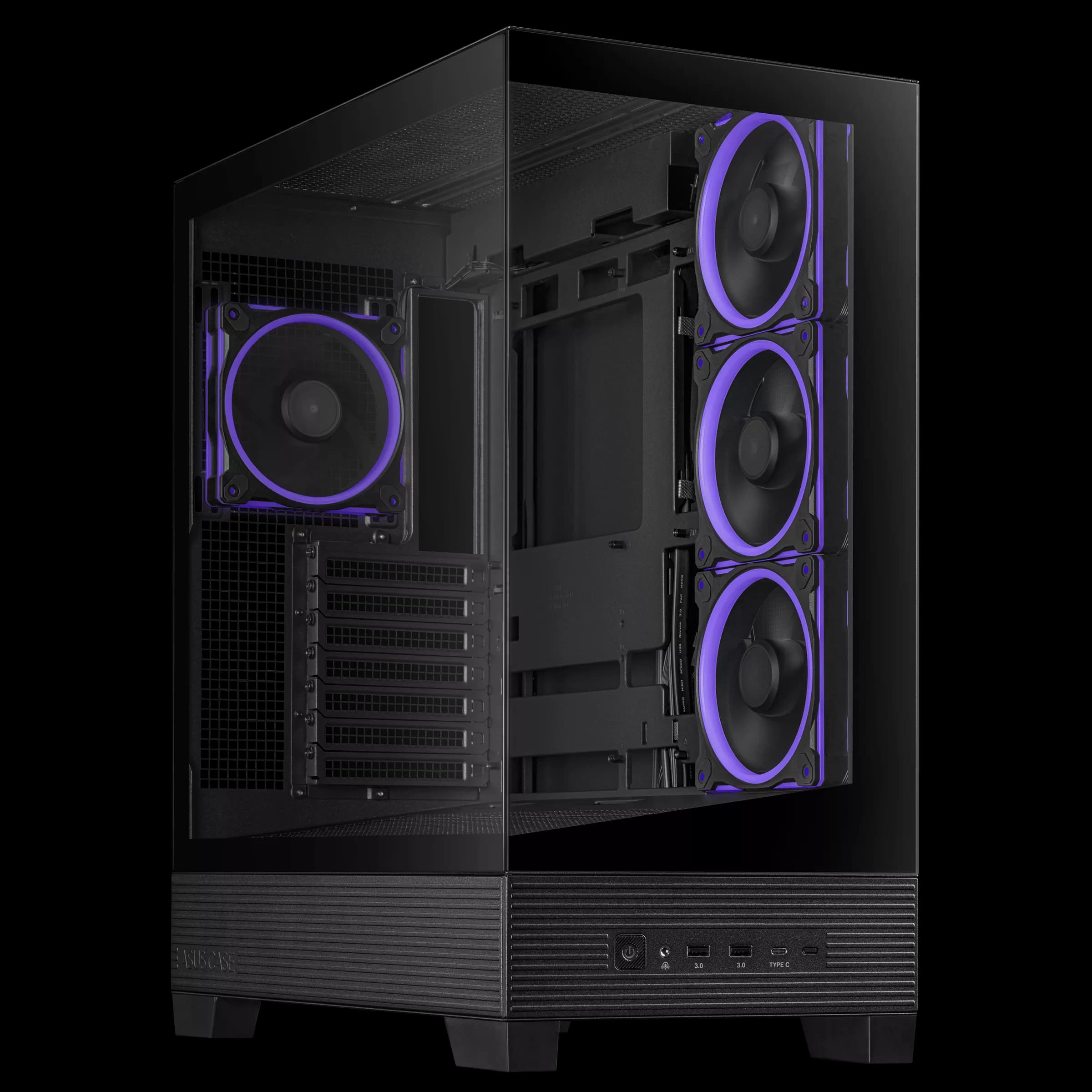 کیس گیمینگ ایسوس مدل A31 PLUS رنگ مشکی