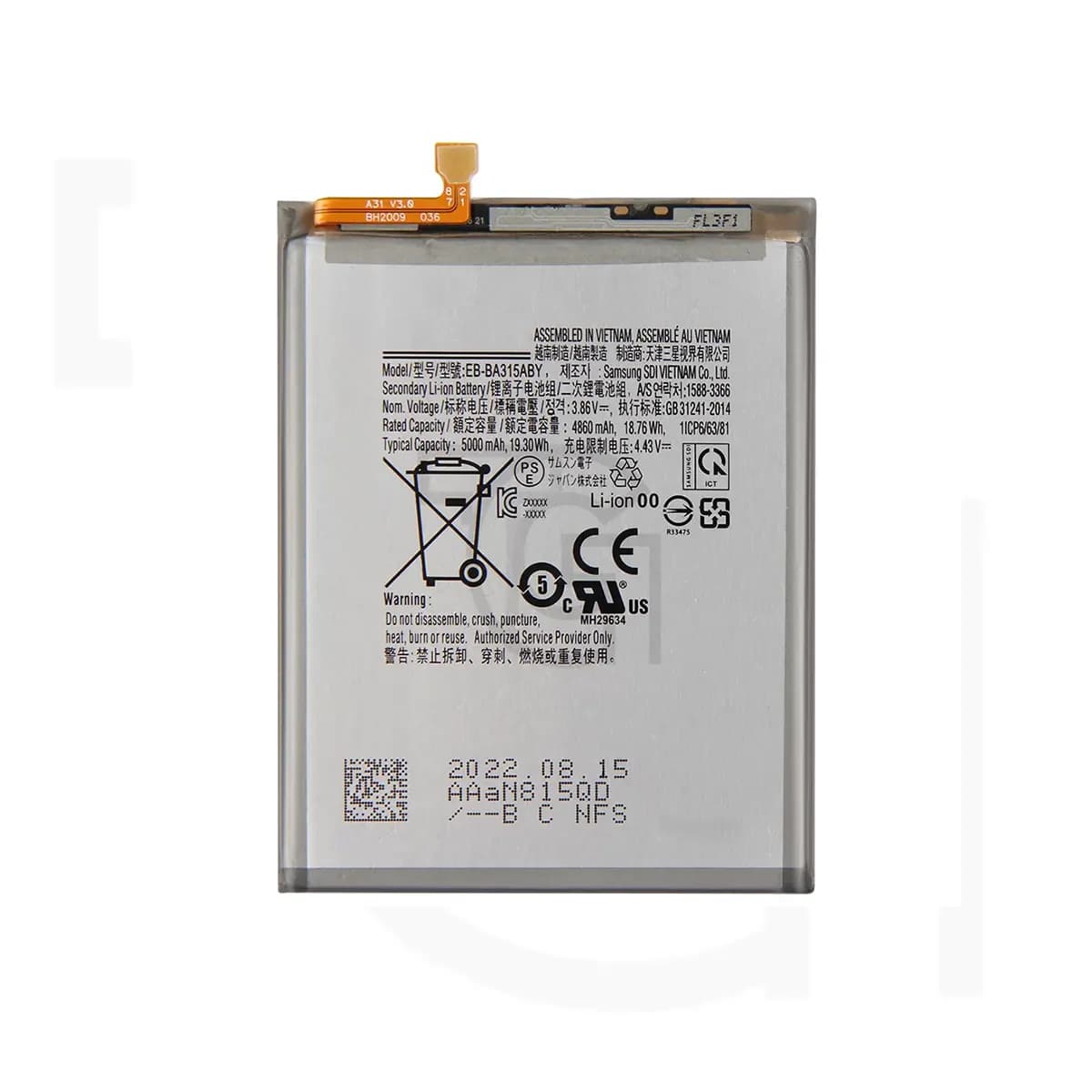 باتری سامسونگ (اورجینال)(EB-BA315ABY) Battery Samsung