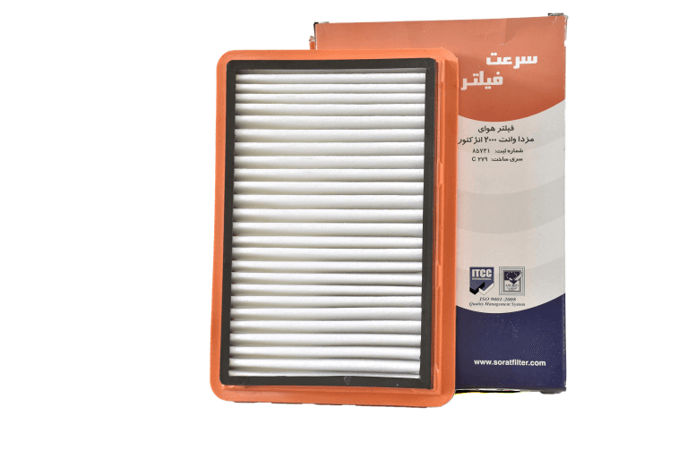 فیلتر هوا مزدا 2000 انژکتوری ( نمدی با مواد P.U) برند سرعت فیلتر — تصویر ۲