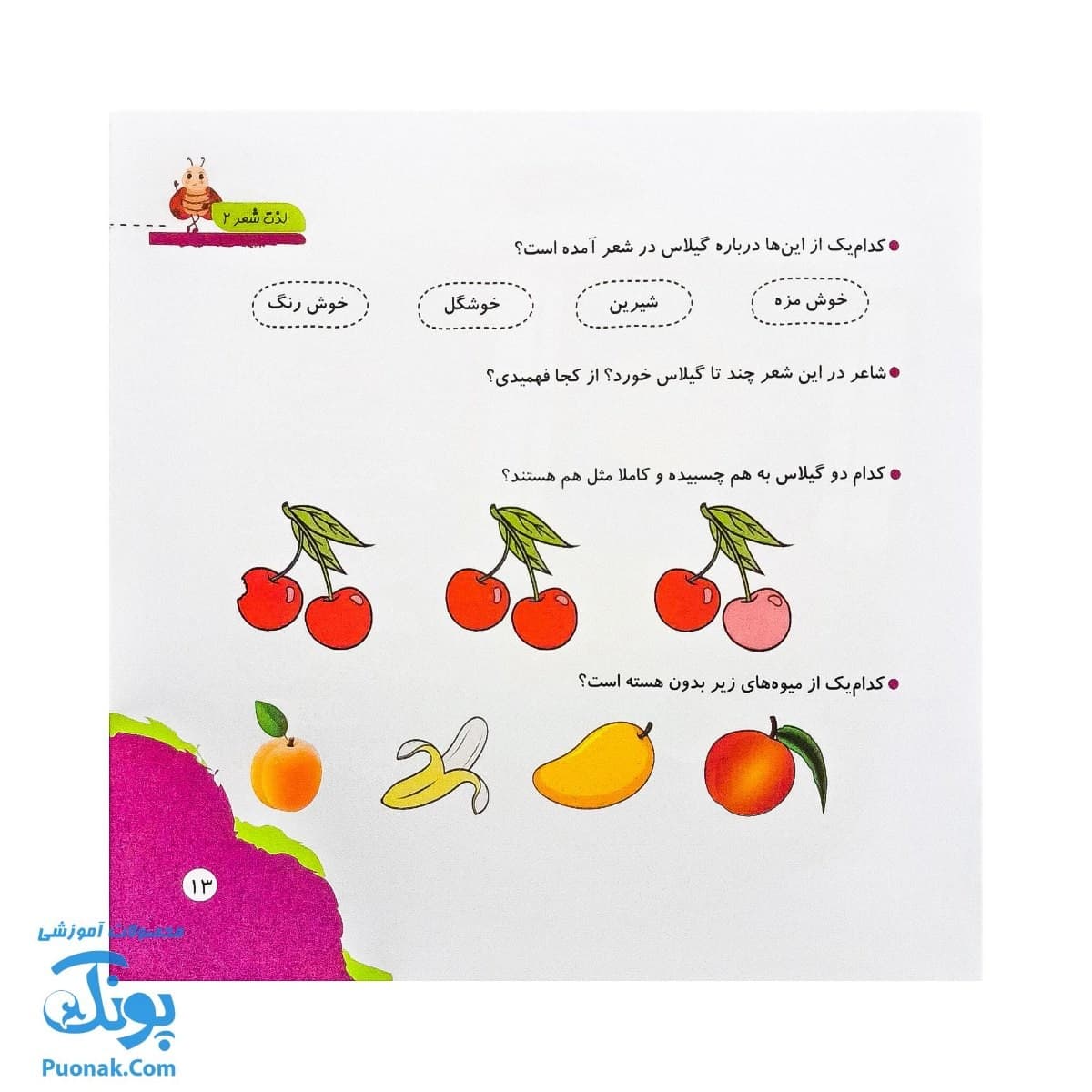 کتاب مهارت محور کفشدوزک ۲۰ (لذت شعر ۲) — تصویر ۷