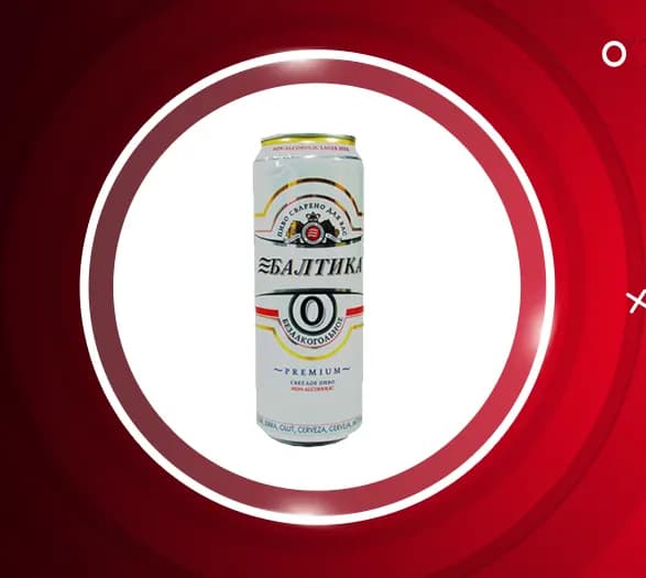 آبجو قوطی بدون الکل بالتیکا 500 میلی لیتر Baltika — تصویر ۲