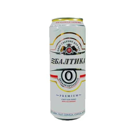 آبجو قوطی بدون الکل بالتیکا 500 میلی لیتر Baltika