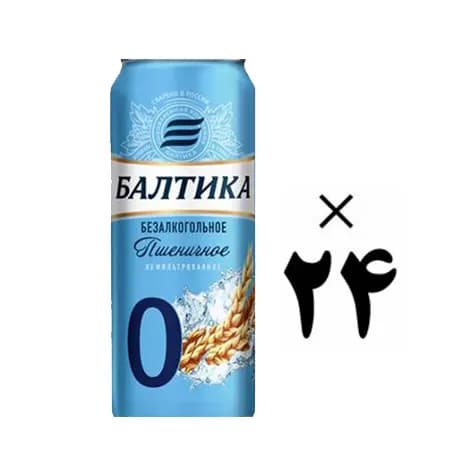 آبجو بدون الکل گندمی بالتیکا 24 عددی Baltika