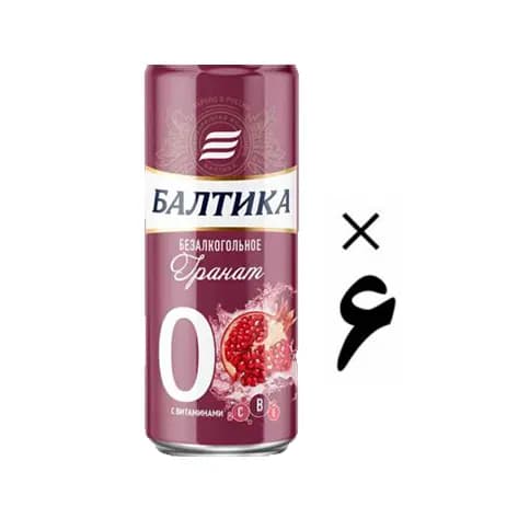 آبجو بدون الکل انار بالتیکا 6 عددی Baltika