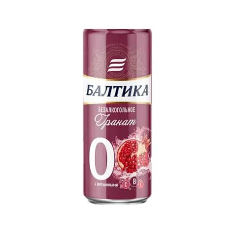 آبجو بدون الکل انار بالتیکا 330 میلی لیتر Baltika
