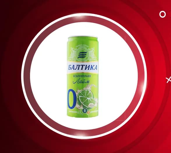 آبجو بدون الکل لیمویی بالتیکا 12 عددی Baltika — تصویر ۲