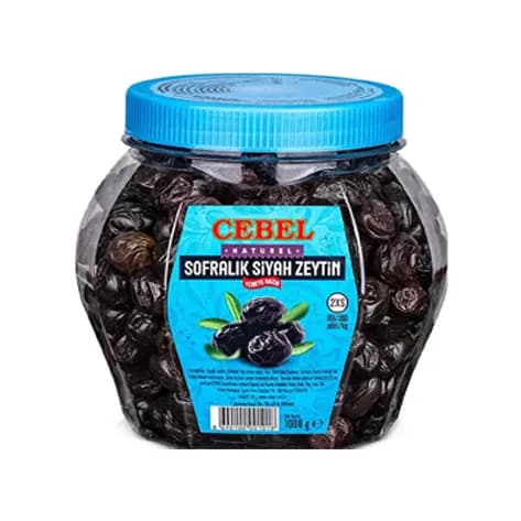زیتون سیاه دانه متوسط جبل 1000 گرم Cebel