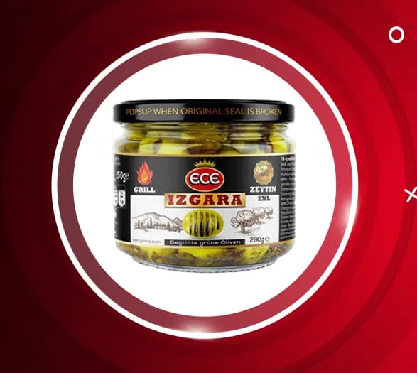 زیتون سبز بدون هسته گریل 300 گرم ای سی ای ECE — تصویر ۲